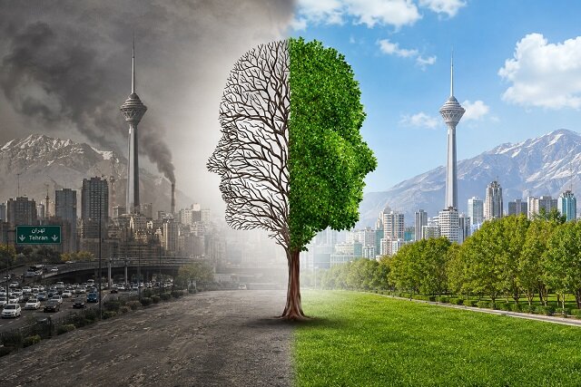 نقش فضای سبز در کاهش آلودگی هوای تهران